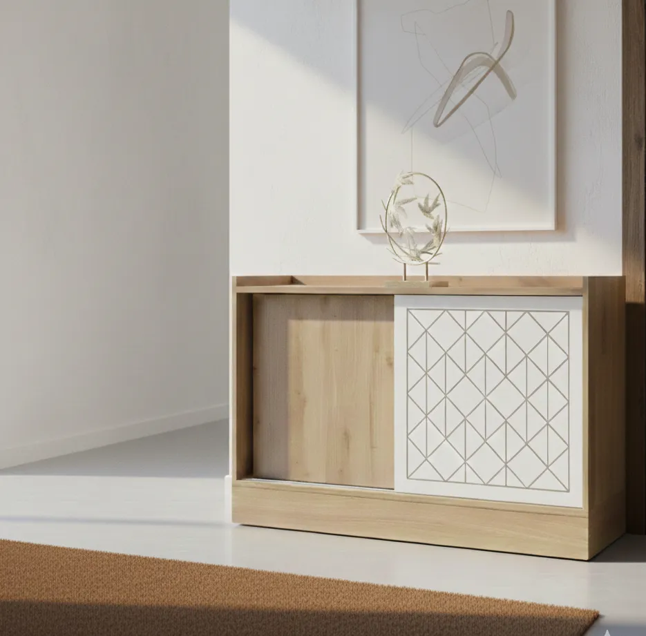 Bahut Bohème avec socle en MDF