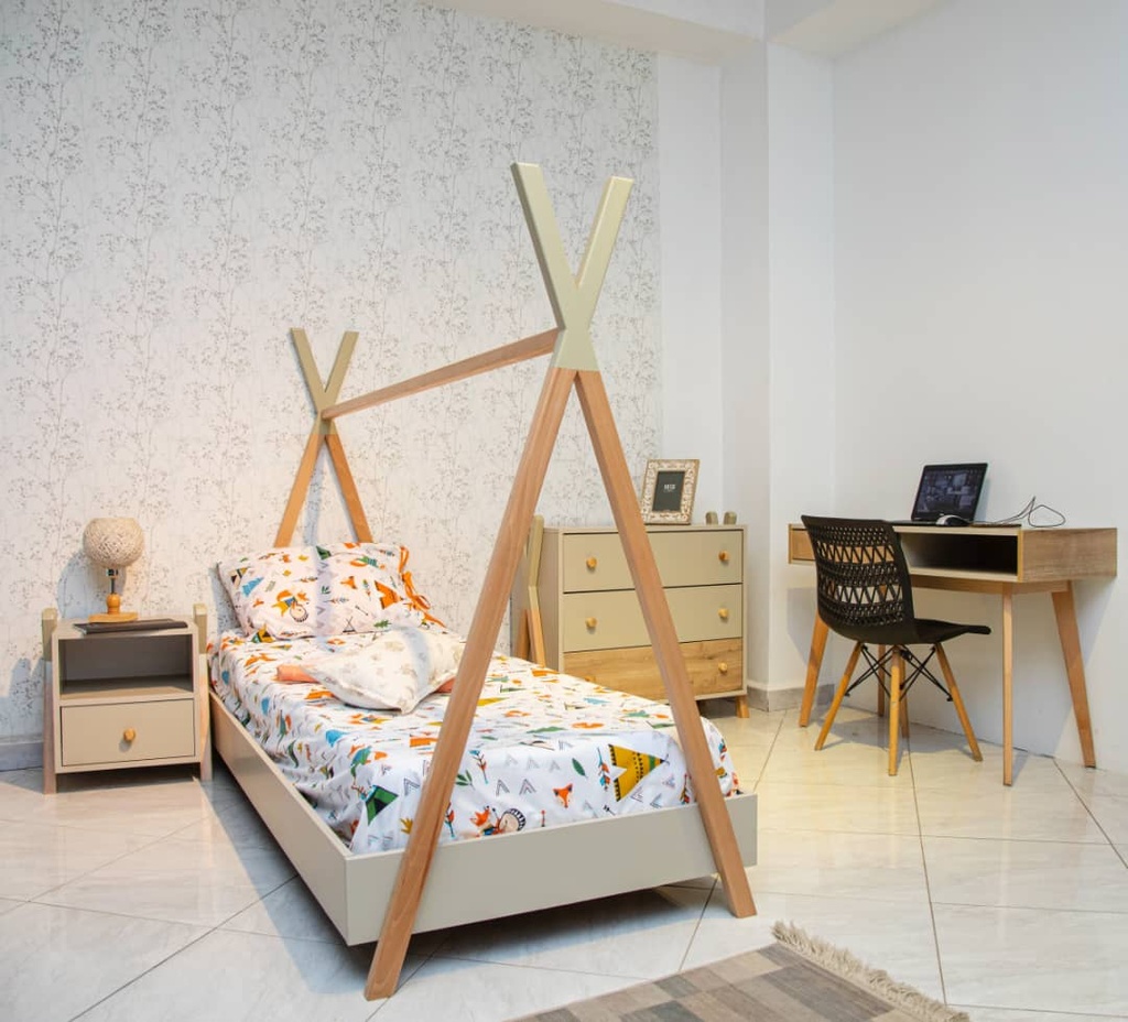 [Lit tipi 190x80 DUNA vert] Lit Tipi 190x80cm DUNA  (DUNA Vert)