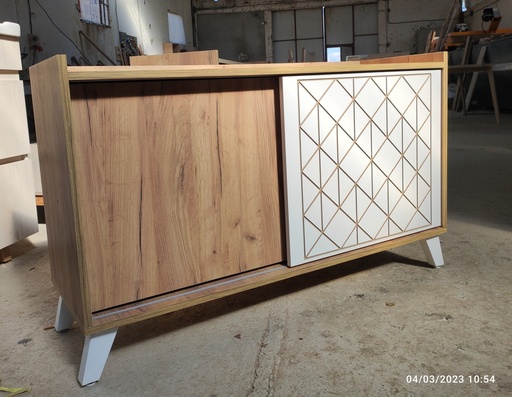 Bahut Bohème avec socle en MDF